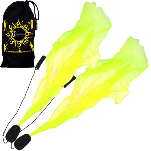 Flames N Games Paire de Bolas ANGEL POI (Jaune)...