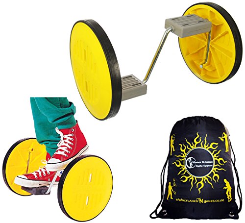 Flames N Games Acrobatic 2 roues Fun Wheels - parfait pour les enfants, les adultes + Flames N Games Sac de transport. 5055406360314 (5055406360314)