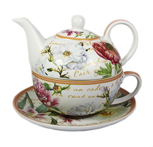 Jardin de Fleurs en porcelaine Tea for One Set