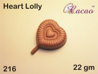 Cacao Cœur Sucette Moule Chocolat 6 Cavité code EAN 5055411920442 