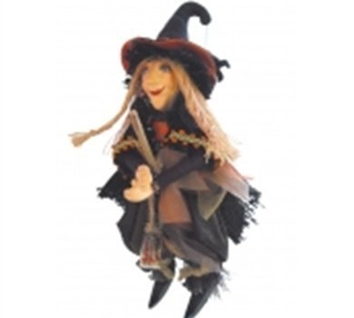 - alice nutter sorcière volant (marron) 24cm