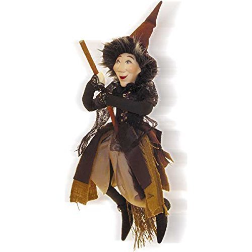 Sorcières de Pendle-Rebecca sorcières volantes (Marron) 32cm 5055411946466 Witches of Pendle