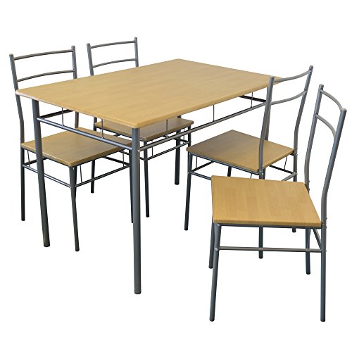 Table à manger cuisine port Housewares 5 pièce ...