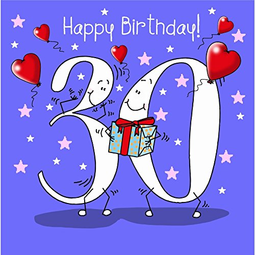 Joyeux anniversaire, 30 carte de voeux aujourd'...