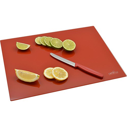 Planche à découper de cuisine en verre d'Harbou...