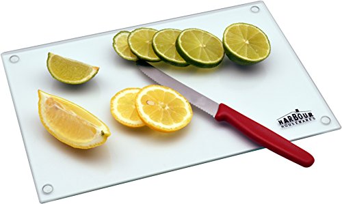 Planche à découper de cuisine en verre d'Harbou...