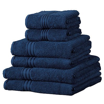 Set de 6 serviettes d'hôtel supreme en coton ég...