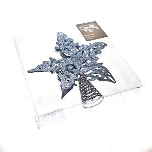 Tree Top Star à paillettes - 20 cm