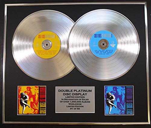 Everythingcollectible GUNS N' ROSES/double CD Platine Disque Record/Edicion LTD/Certificato di autenticità/USE YOUR ILLUSION I & USE YOUR ILLUSION II code EAN 5055449333092 