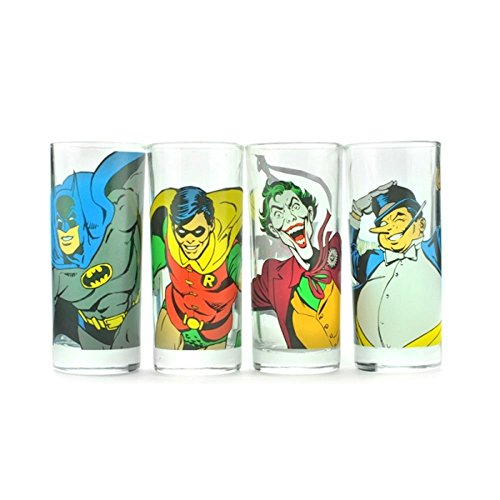 Set de 4 Verres Batman Personnages