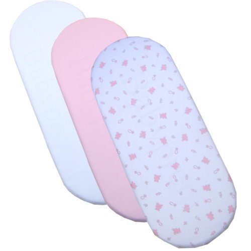 Babyprem Lot de 3 draps-housses pour berceau 1 ...