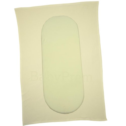 Babyprem Lot de 2 draps de landau 1 drap-housse...