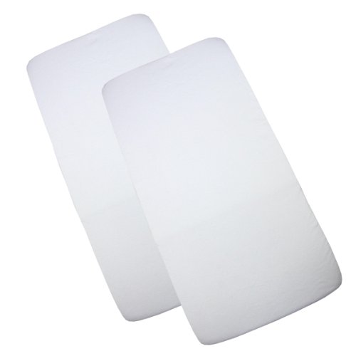 Babyprem Lot 2 draps de berceau en coton 90 x 4...