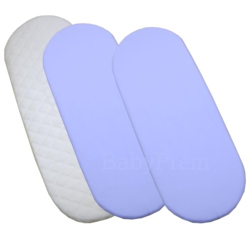 Bébé moïse couffin matelassé matelas et deux dr...