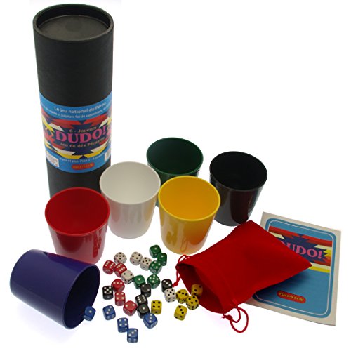 Brimtoy Dudo. Le jeu des Dés du Menteur originaire du Pérou - 6 joueurs. 5055474995623 (5055474995623)