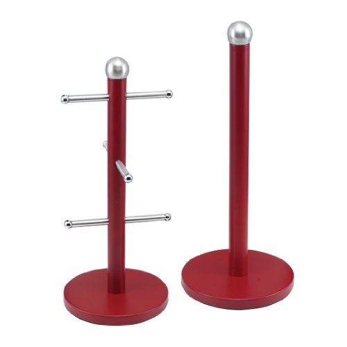 Ltd mug tree & kitchen roll holder - red by sq ...