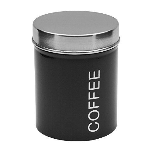Boîte à Cafe métallique couleur Noir
