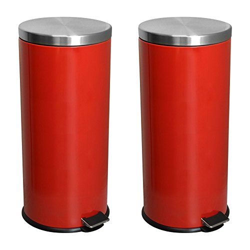 Poubelle à pédale de 30 litres pour la cuisine ...