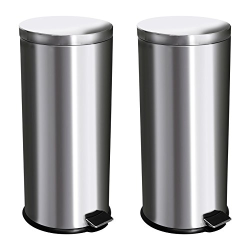 Poubelle à pédale de 30 litres pour la cuisine ...