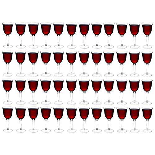 Verres à vin Rouge / Blanc en Plastique plein a...
