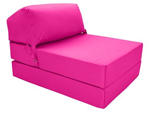 JAZZ CHAIRBED - HOT PINK Deluxe Single Chair Be...