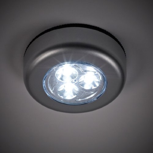 Lot de 6 Lampes Spots LED Autocollants à Piles ...