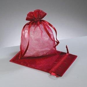 Lot de 50 sachets/pochettes en organza - Couleu...