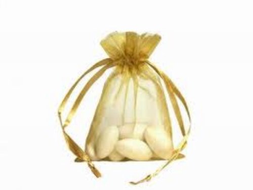 Lot de 50 sachets/pochettes en organza - Couleu...