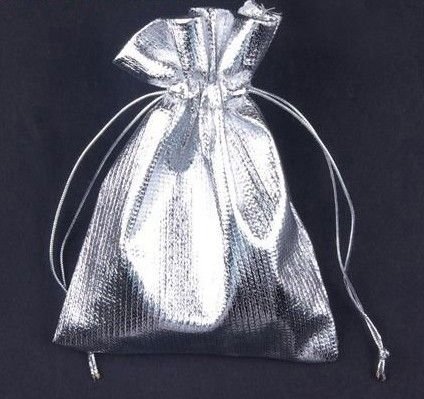 Lot de 100 sachets/pochettes en organza satiné ...