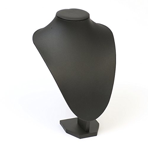 5 x 29 cm Cuir Noir Présentoir Busts, idéal pou...