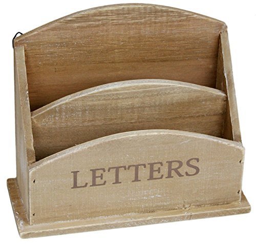Porte-lettre en bois style rustique-Mail