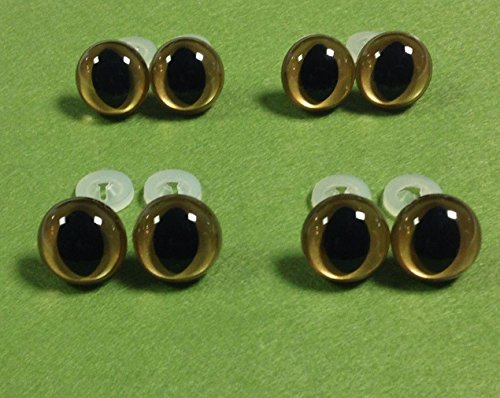 Lot de 4 Paires de yeux de chat or avec fermoir...