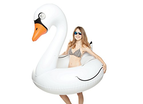 BigMouth Inc Blanc Géant Piscine Cygne Flottant