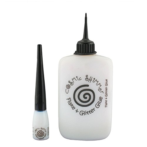 Cosmic Shimmer Paillettes à coller motif flocons et grand flacon de 125 ml et 2 surligneurs code EAN 5055595824833 