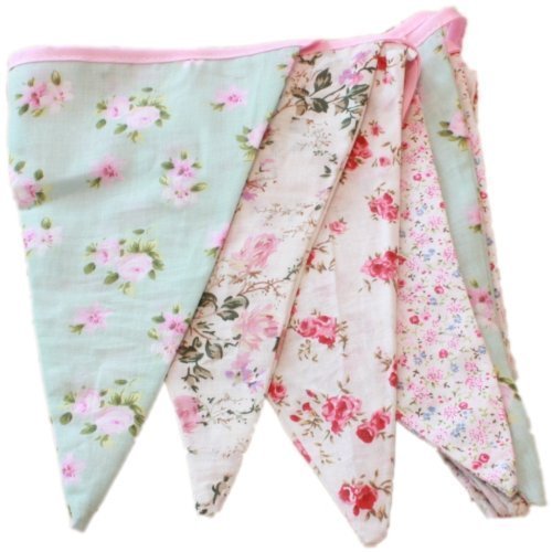 Carousel Toys Guirlande de Fanions Tissu Liberty Fleurs - 3 mètres 5055596800232 (5055596800232)