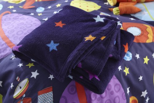 Catherine Lansfield Kids Catherine Lansfield "Sleep" Plaid Outer Space - multicolore - 120 x 150 cm 5055608901292 (5055608901292)