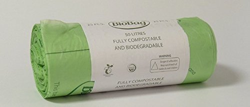 Lot de 20 rouleaux de sacs de 500 litres cornst...