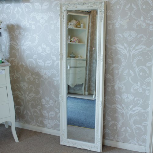 MirrorOutlet Grand miroir Ivoire