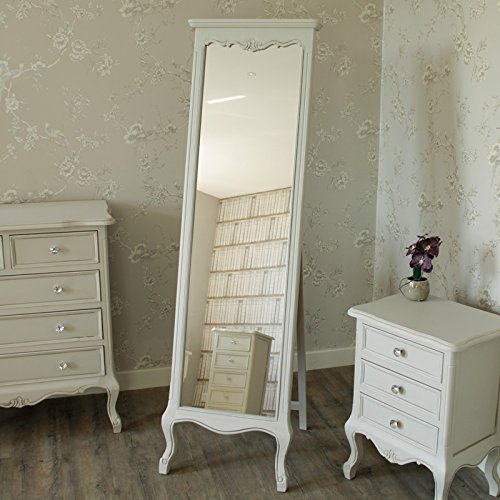 Elise de gamme Gris - Miroir psyché à poser au sol