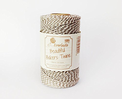Everlasto En Coton de qualité Doré métallique Darice Baker's Twine Cordons 100 m par James à levier "Everlasto Corde 5055631442991 (5055631442991)