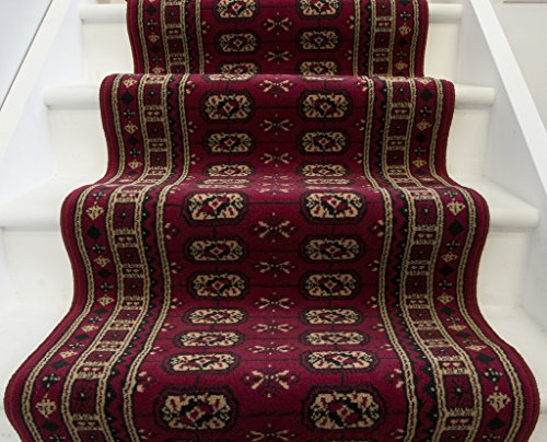 Tapis Escalier Rouge Profond Plat Coureur VENDU...