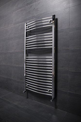 Sèche-serviettes eau chaude 490W - 1200 x 600mm...