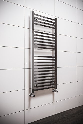 Sèche-serviettes eau chaude 470W - 1180 x 500mm...