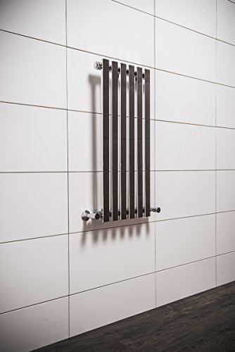 Radiateur eau chaude 244W - 800 x 360 - Chrome ...