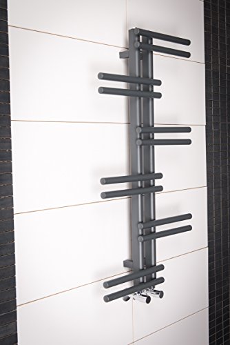 Sèche-serviettes eau chaude 296W - 1005 x 550mm...