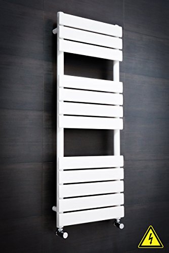 WarmeHaus Sèche-serviettes mixte Juva 563W - 1200 x 450mm - Droit - Blanc code EAN 5055653241275 