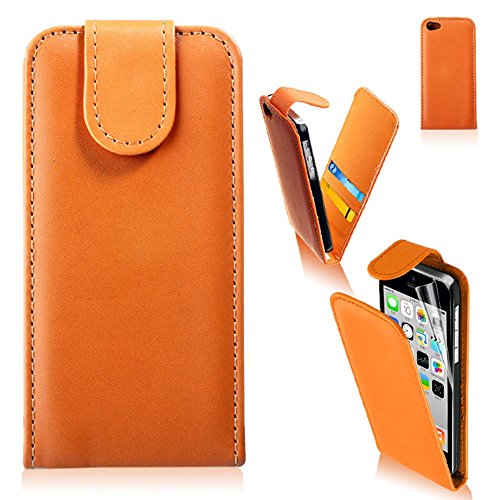 Nouveau Style iPhone 4/4S/4 g Orange portefeuil...