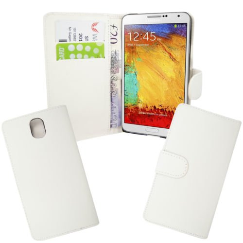 Nouveau Style Samsung Note 3 Blanc Coque Étui à...