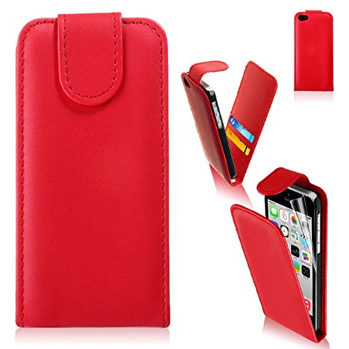 Nouveau Style iPhone 4/4S/4 g Rouge Etui à raba...