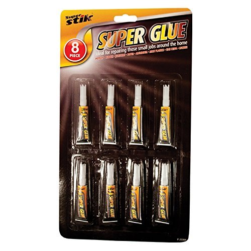 8x paquet de qualité super glue extra fort supe...